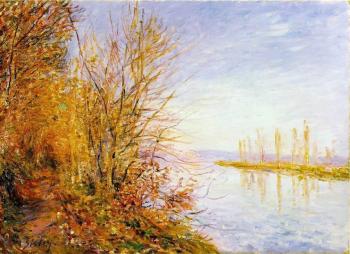 Alfred Sisley : The Chemin de By through, Summer